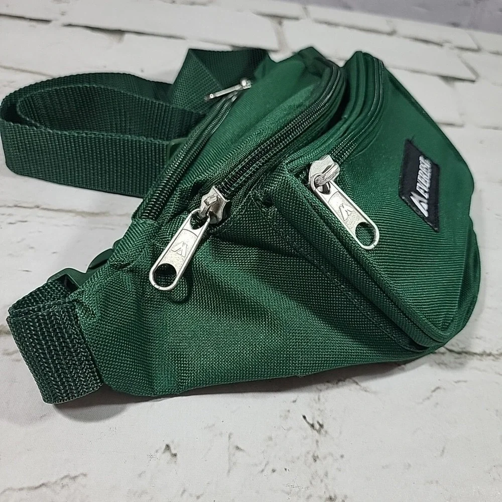 Everest Signature Waist Pack Forest‎ Green Hip Bum Bag Hiking Fanny Pack OSFA